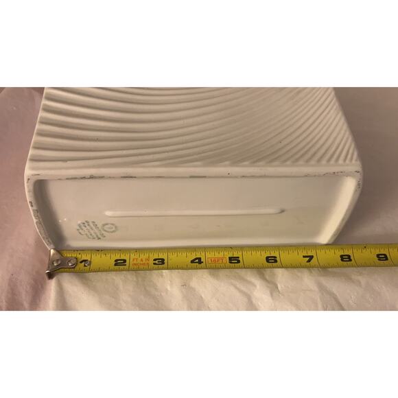 Naaman Artline White Ceramic Flower Vase Pottery Mid Century Vintage - Picture 12 of 16